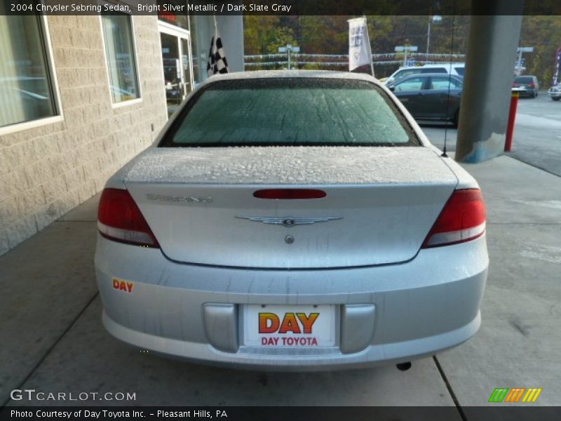 Bright Silver Metallic / Dark Slate Gray 2004 Chrysler Sebring Sedan