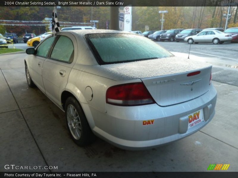 Bright Silver Metallic / Dark Slate Gray 2004 Chrysler Sebring Sedan