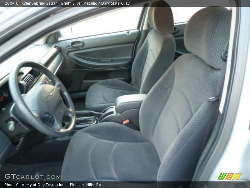 Bright Silver Metallic / Dark Slate Gray 2004 Chrysler Sebring Sedan