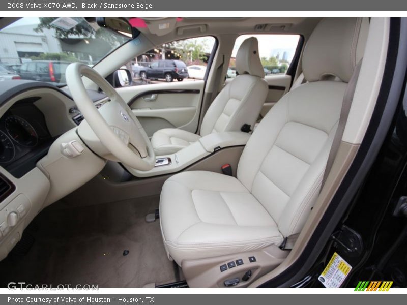 Black / Sandstone Beige 2008 Volvo XC70 AWD