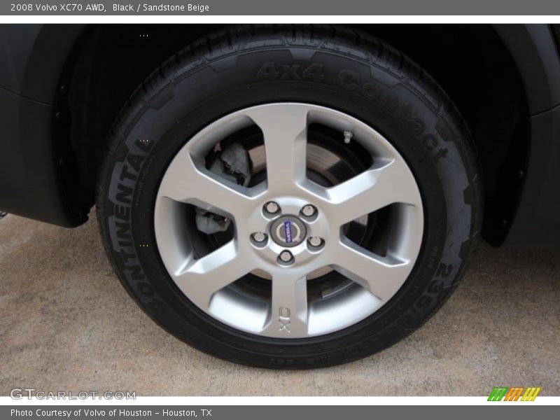 Black / Sandstone Beige 2008 Volvo XC70 AWD