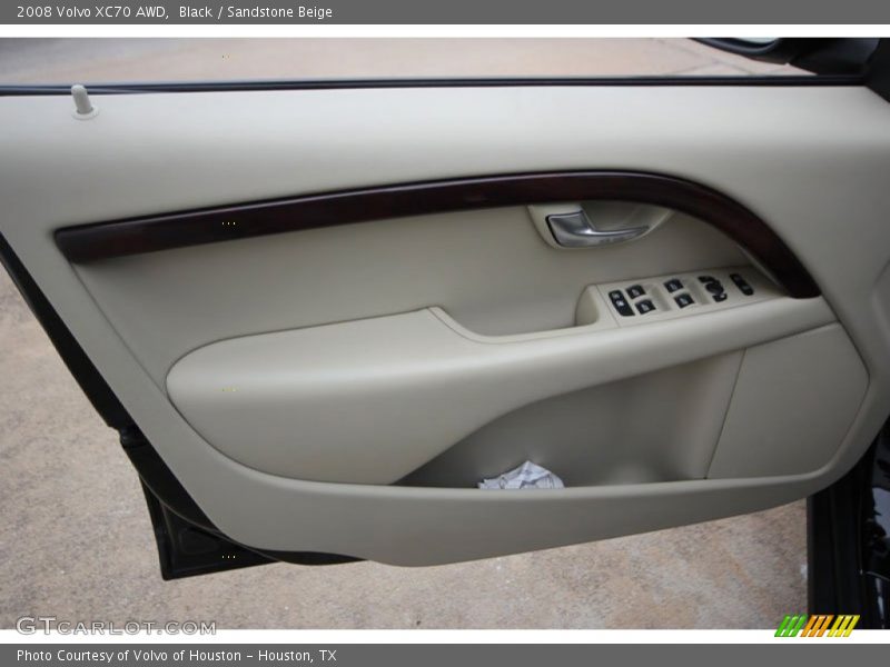 Black / Sandstone Beige 2008 Volvo XC70 AWD