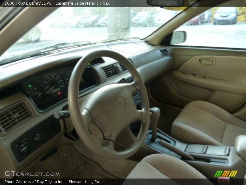 Cashmere Beige Metallic / Oak 2000 Toyota Camry LE V6