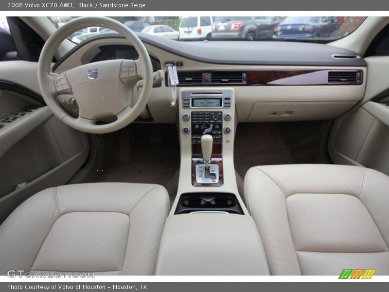 Black / Sandstone Beige 2008 Volvo XC70 AWD