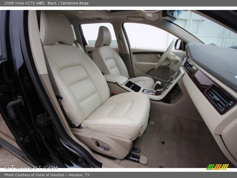 Black / Sandstone Beige 2008 Volvo XC70 AWD