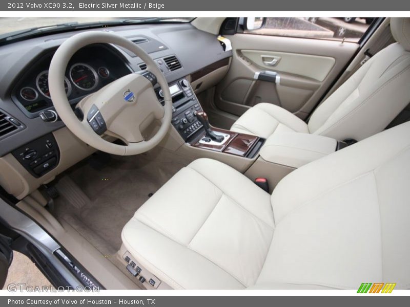 Electric Silver Metallic / Beige 2012 Volvo XC90 3.2