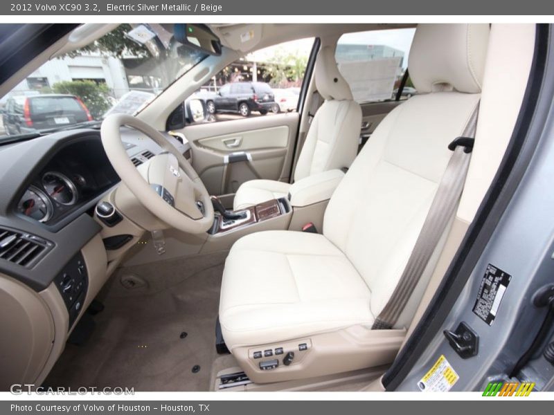 Electric Silver Metallic / Beige 2012 Volvo XC90 3.2