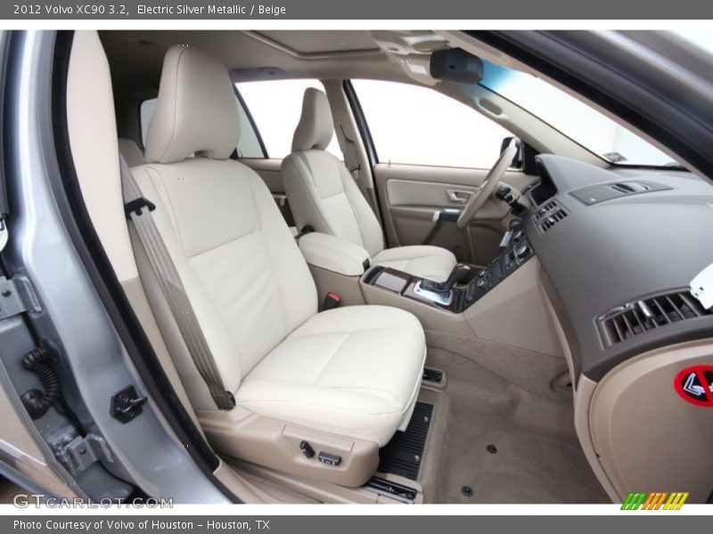 Electric Silver Metallic / Beige 2012 Volvo XC90 3.2