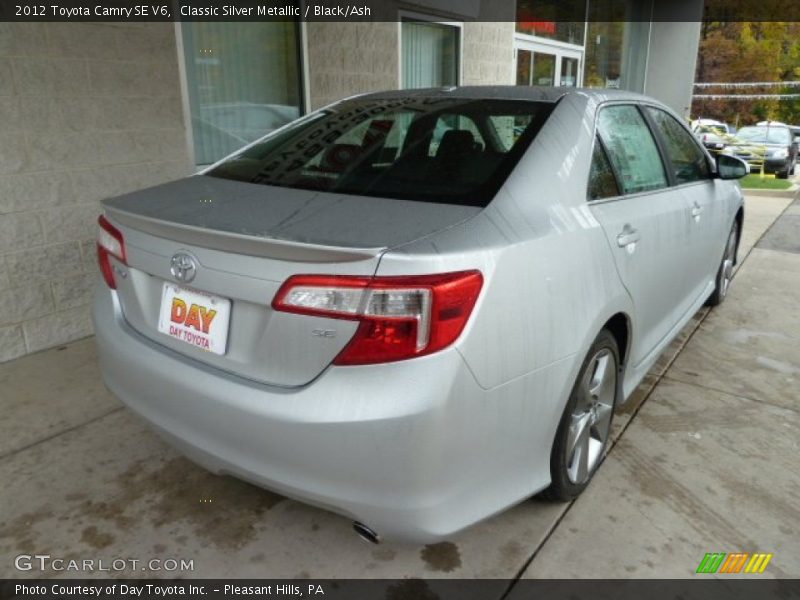 Classic Silver Metallic / Black/Ash 2012 Toyota Camry SE V6