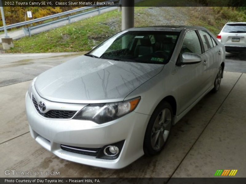 Classic Silver Metallic / Black/Ash 2012 Toyota Camry SE V6