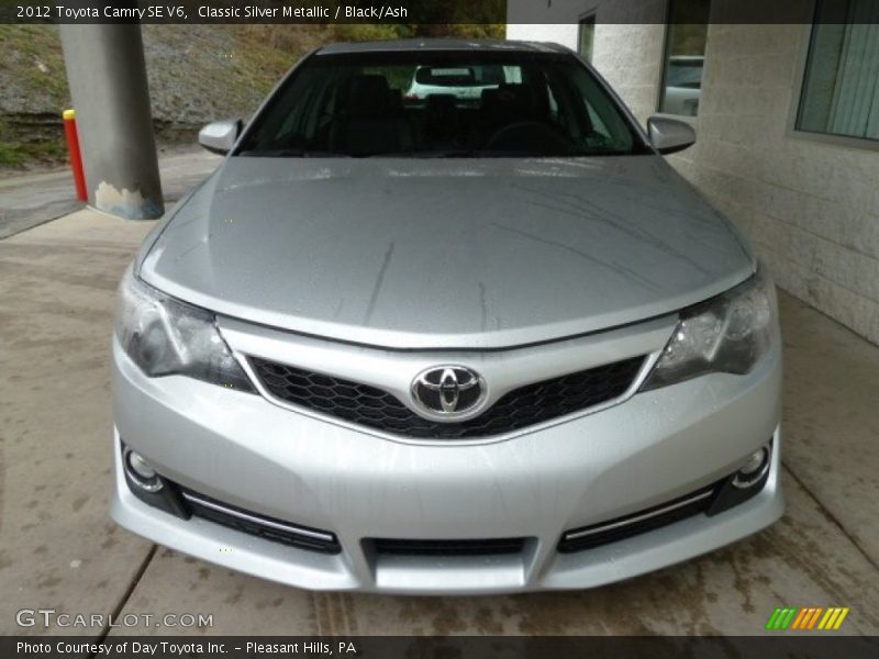 Classic Silver Metallic / Black/Ash 2012 Toyota Camry SE V6