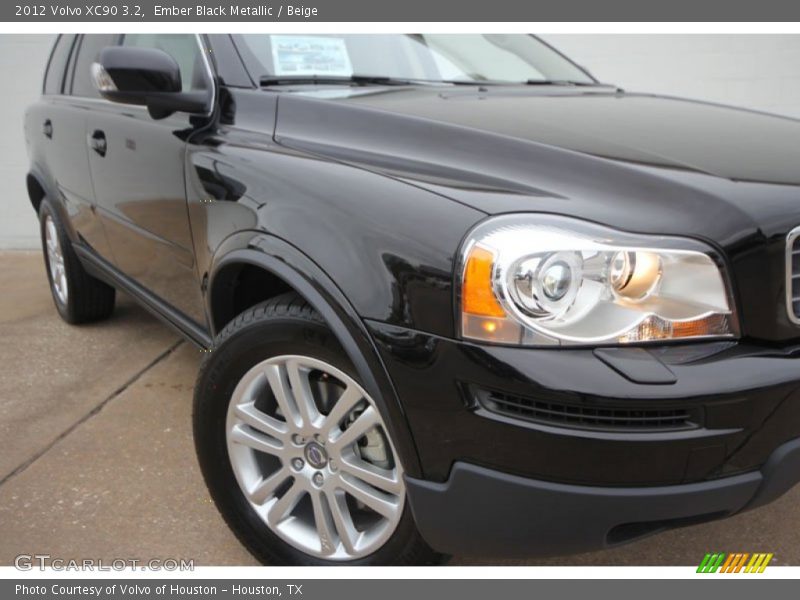 Ember Black Metallic / Beige 2012 Volvo XC90 3.2