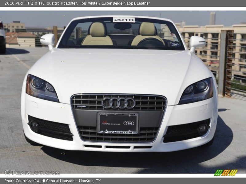 Ibis White / Luxor Beige Nappa Leather 2010 Audi TT 2.0 TFSI quattro Roadster