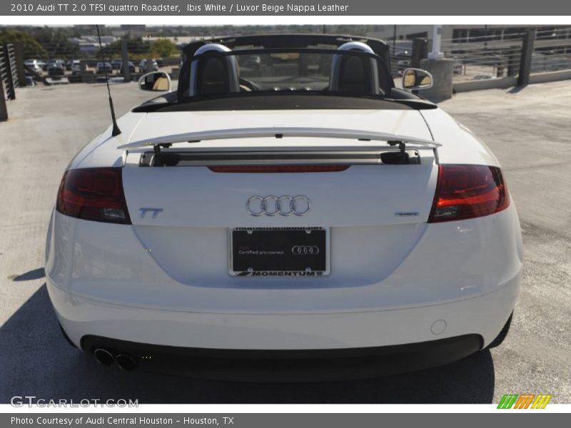 Ibis White / Luxor Beige Nappa Leather 2010 Audi TT 2.0 TFSI quattro Roadster