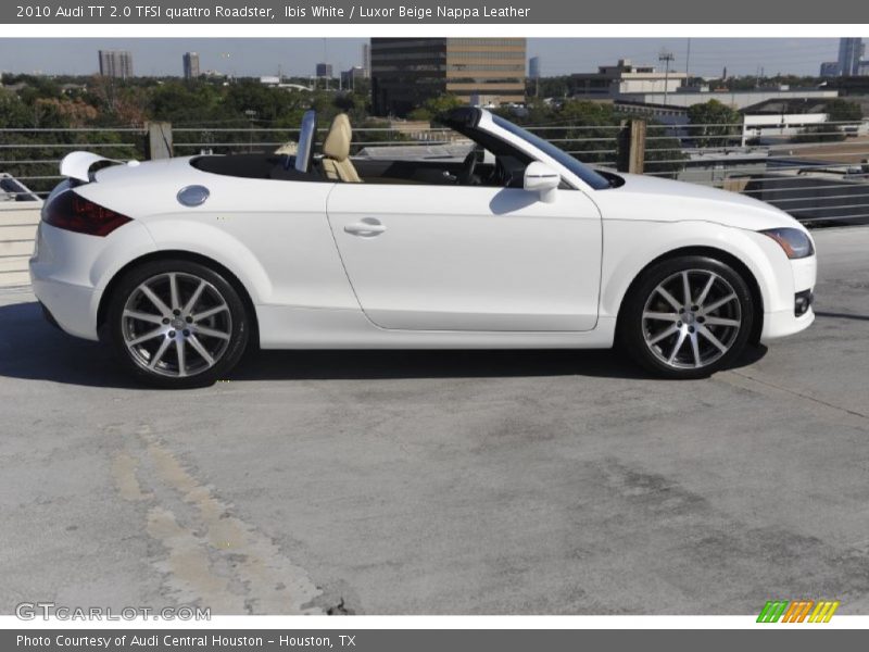 Ibis White / Luxor Beige Nappa Leather 2010 Audi TT 2.0 TFSI quattro Roadster