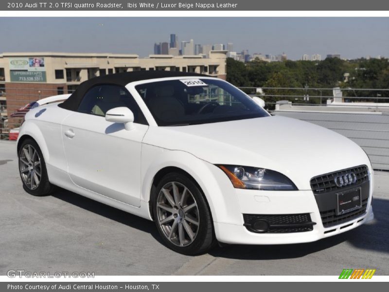 Ibis White / Luxor Beige Nappa Leather 2010 Audi TT 2.0 TFSI quattro Roadster