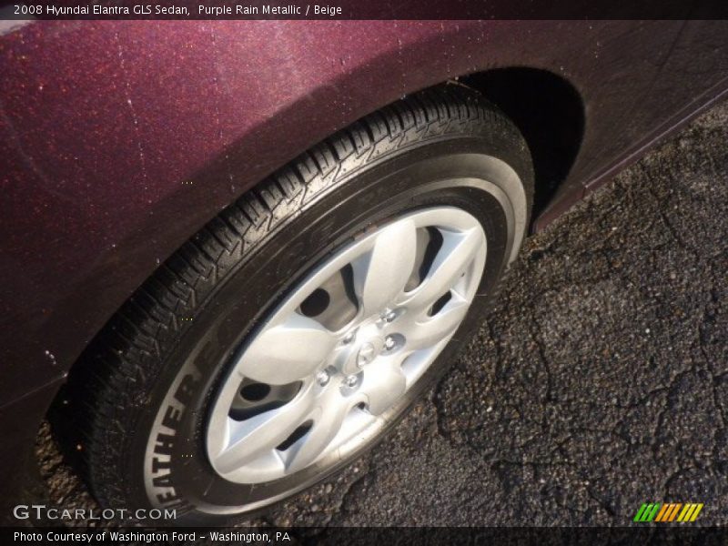 Purple Rain Metallic / Beige 2008 Hyundai Elantra GLS Sedan