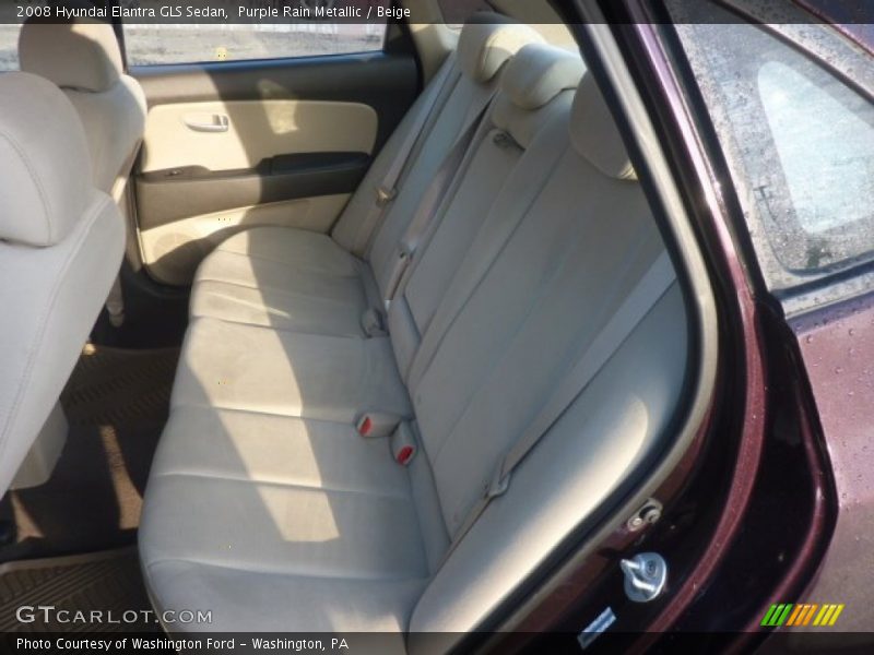 Purple Rain Metallic / Beige 2008 Hyundai Elantra GLS Sedan