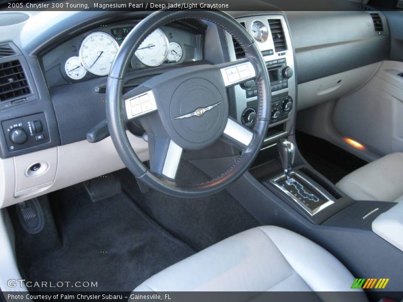 Magnesium Pearl / Deep Jade/Light Graystone 2005 Chrysler 300 Touring