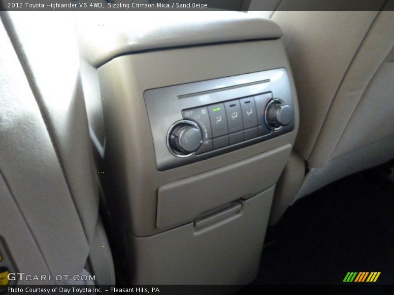 Sizzling Crimson Mica / Sand Beige 2012 Toyota Highlander V6 4WD