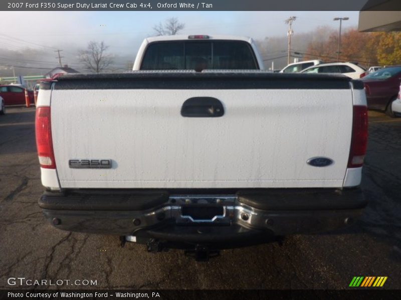 Oxford White / Tan 2007 Ford F350 Super Duty Lariat Crew Cab 4x4