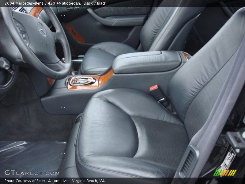 Black / Black 2004 Mercedes-Benz S 430 4Matic Sedan