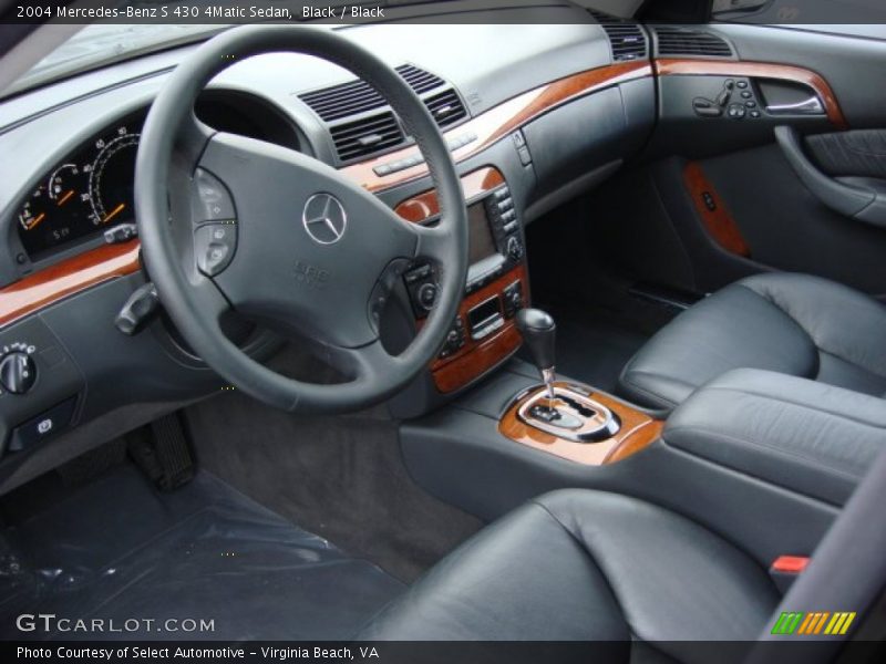  2004 S 430 4Matic Sedan Black Interior