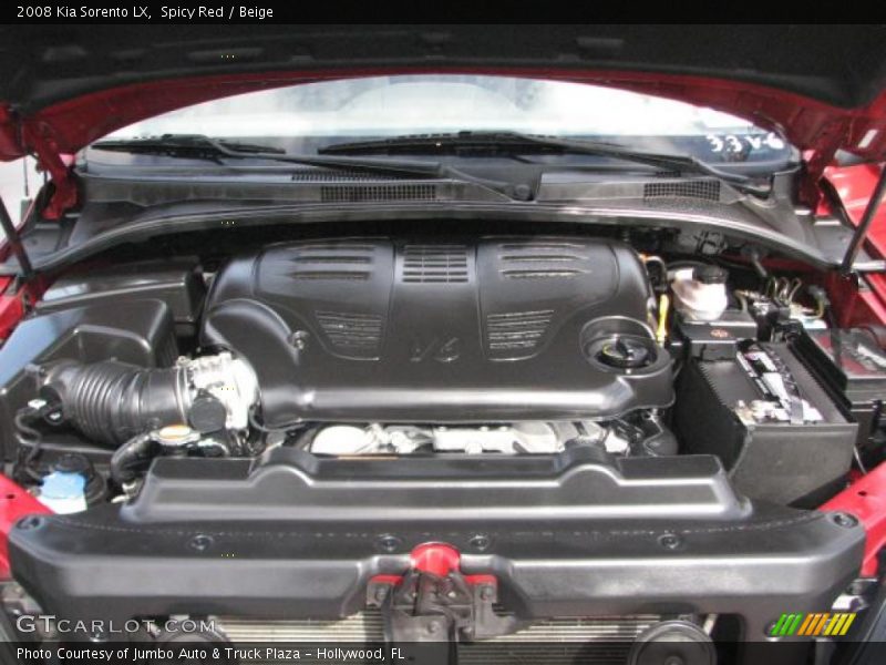Spicy Red / Beige 2008 Kia Sorento LX