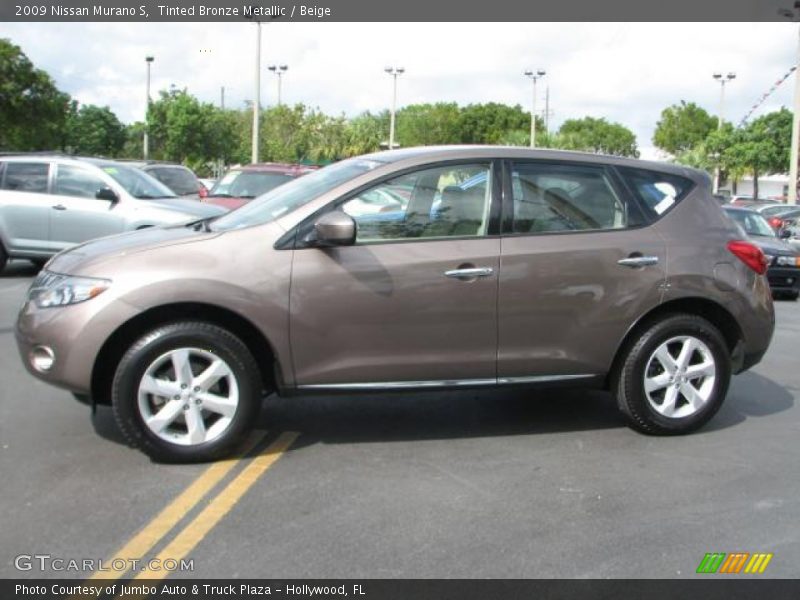 Tinted Bronze Metallic / Beige 2009 Nissan Murano S