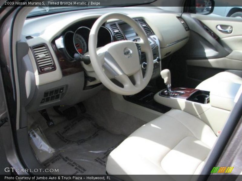 Tinted Bronze Metallic / Beige 2009 Nissan Murano S