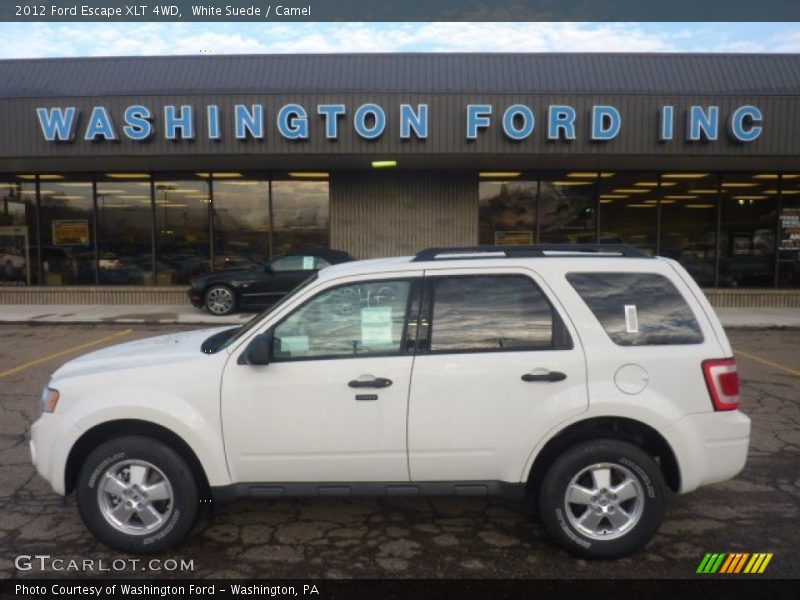 White Suede / Camel 2012 Ford Escape XLT 4WD
