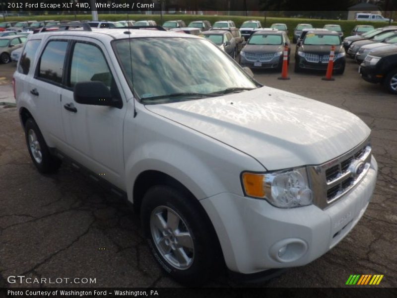 White Suede / Camel 2012 Ford Escape XLT 4WD