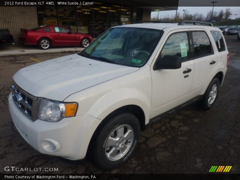 White Suede / Camel 2012 Ford Escape XLT 4WD