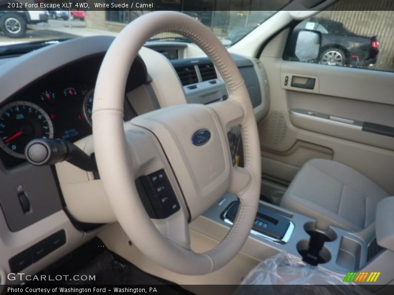 White Suede / Camel 2012 Ford Escape XLT 4WD