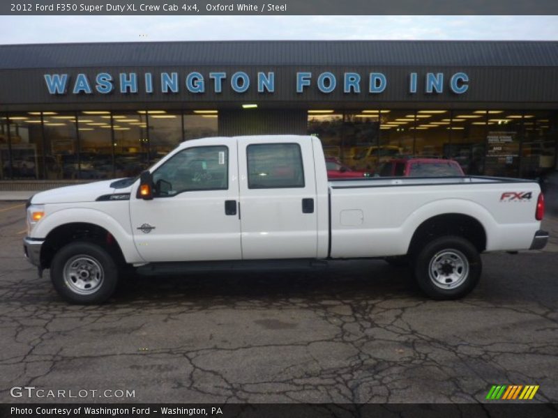 Oxford White / Steel 2012 Ford F350 Super Duty XL Crew Cab 4x4