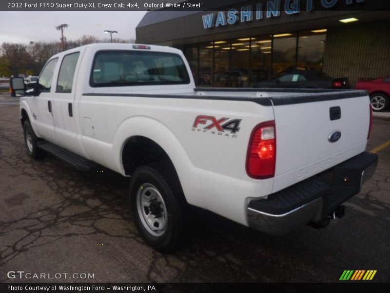 Oxford White / Steel 2012 Ford F350 Super Duty XL Crew Cab 4x4