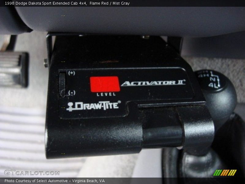 Flame Red / Mist Gray 1998 Dodge Dakota Sport Extended Cab 4x4