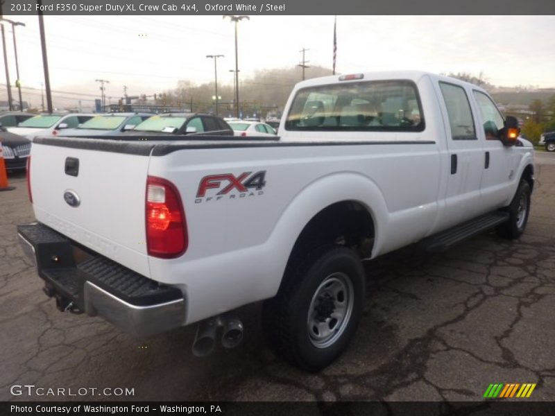 Oxford White / Steel 2012 Ford F350 Super Duty XL Crew Cab 4x4