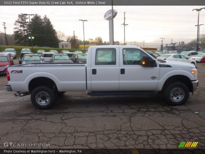 Oxford White / Steel 2012 Ford F350 Super Duty XL Crew Cab 4x4