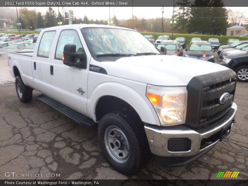 Front 3/4 View of 2012 F350 Super Duty XL Crew Cab 4x4