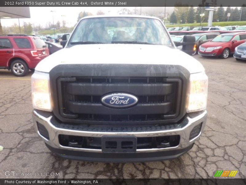 Oxford White / Steel 2012 Ford F350 Super Duty XL Crew Cab 4x4