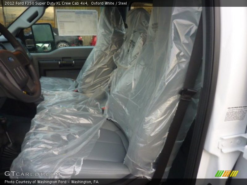 Oxford White / Steel 2012 Ford F350 Super Duty XL Crew Cab 4x4