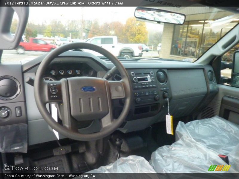 Oxford White / Steel 2012 Ford F350 Super Duty XL Crew Cab 4x4