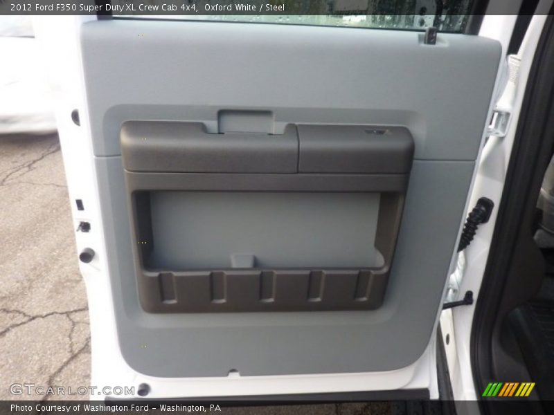 Oxford White / Steel 2012 Ford F350 Super Duty XL Crew Cab 4x4