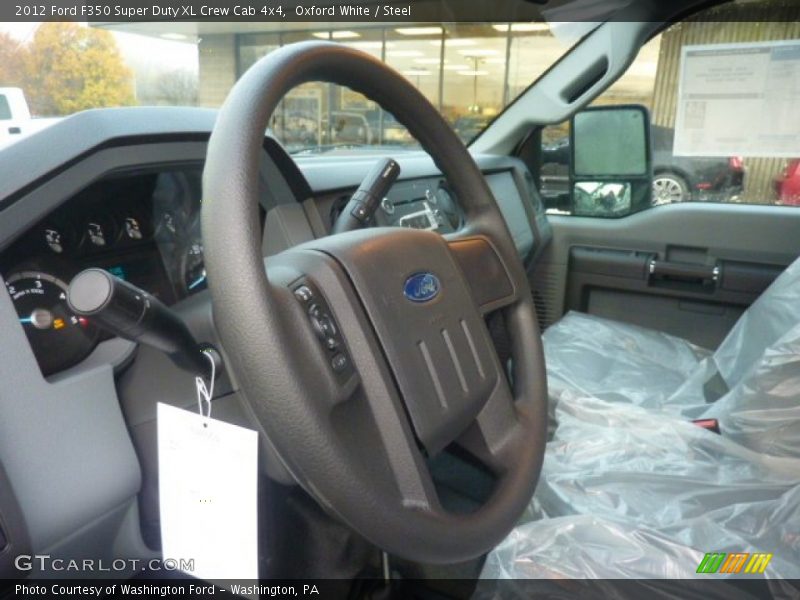 Oxford White / Steel 2012 Ford F350 Super Duty XL Crew Cab 4x4