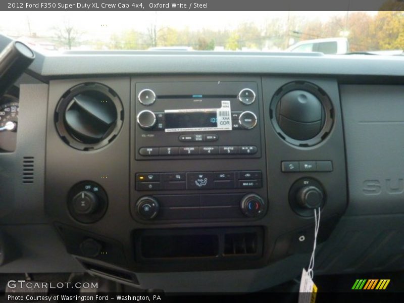 Oxford White / Steel 2012 Ford F350 Super Duty XL Crew Cab 4x4
