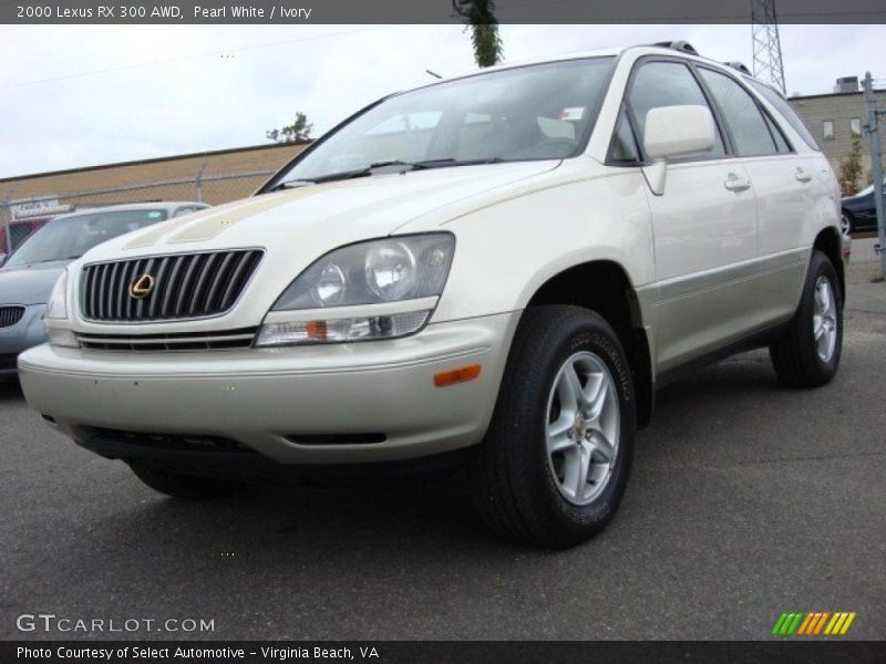 Pearl White / Ivory 2000 Lexus RX 300 AWD