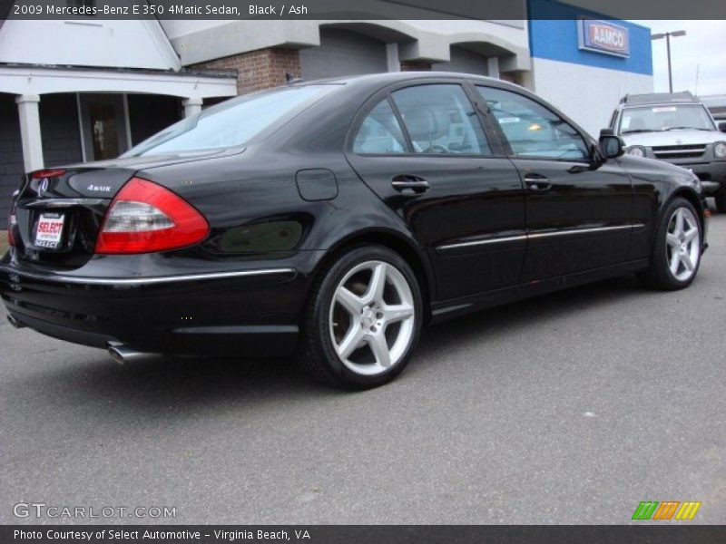 Black / Ash 2009 Mercedes-Benz E 350 4Matic Sedan