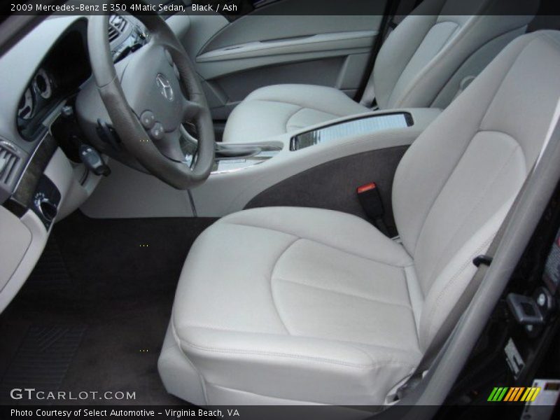 Black / Ash 2009 Mercedes-Benz E 350 4Matic Sedan
