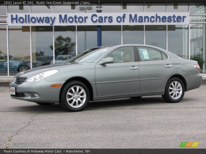 Mystic Sea Green Opalescent / Ivory 2002 Lexus ES 300